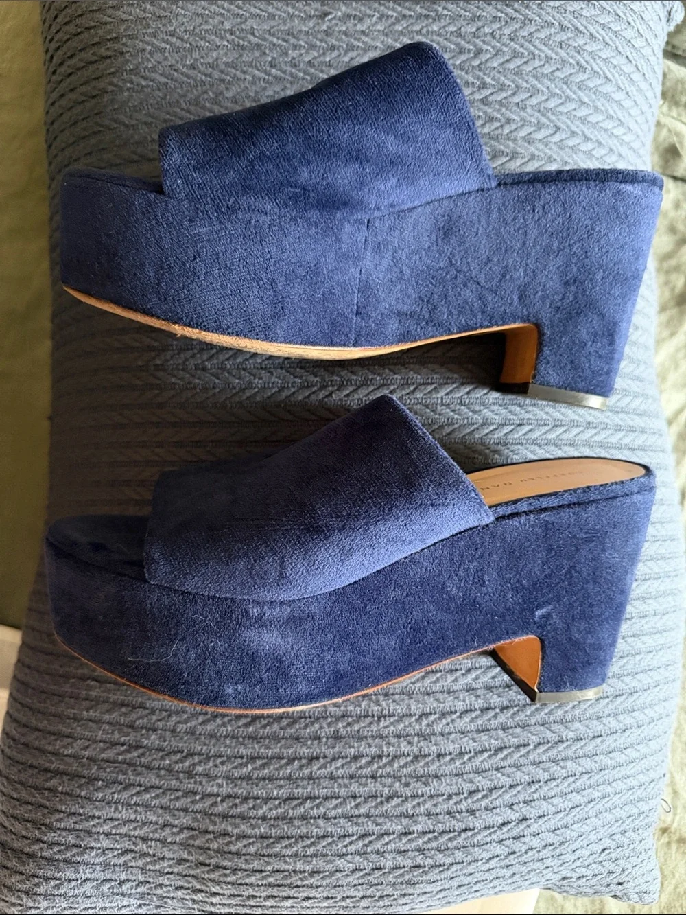 Loeffler Randall navy suede